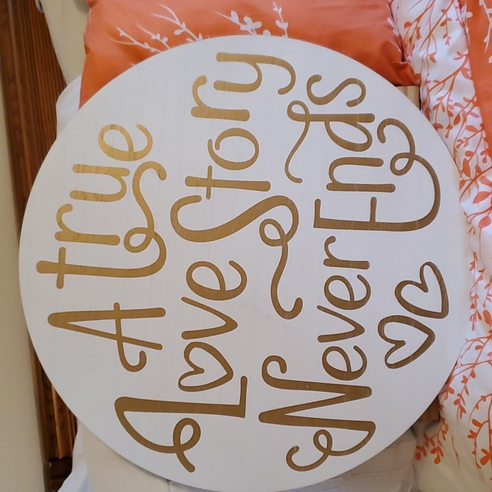 Wood sign